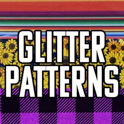 Adhesive Glitter Patterns