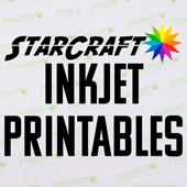 STARCRAFT MATTE UV LAMINATE INKJET PRINTABLE ADHESIVE VINYL 10PK