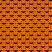 Orange and Black Bats Printed HTV