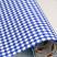 Blue Gingham Small Print 651 Vinyl