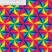  Color Triangles Printed 651 Vinyl with Ruler for Size Reference