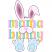 Mama Bunny Detail DTF Design