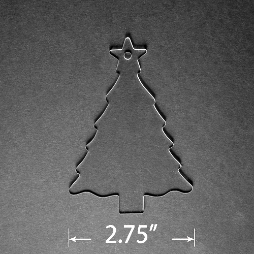 Acrylic Blank - Christmas Tree Ornament