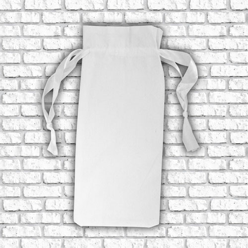 Wine Bottle Gift Bag White