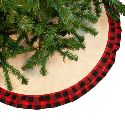 buffalo plaid tree skirt