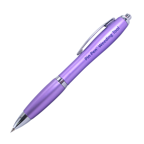 aigHOMnE Weeding Pen for Vinyl Weeder Pen Tool Air Release Pin Pen Tool  Stainless Steel Point Retractable Craft (Purple)