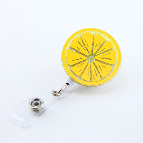 Acrylic Blank - Badge Reel - Circle