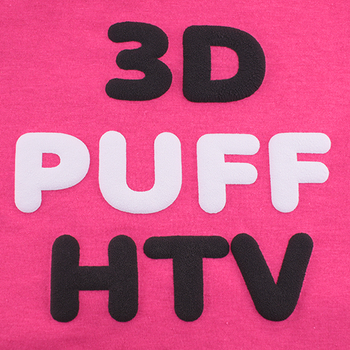 3D Puff HTV - 12 x 12 sheet - StarCraft Heat Transfer Vinyl - Black - VIP  Vinyl Supply