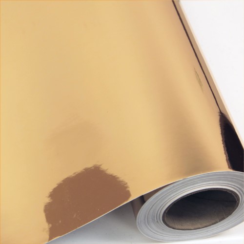 StyleTech 9000 Metallic Gold Chrome Adhesive Vinyl 12" x 24" Sheet