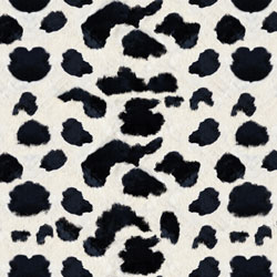 Printed Pattern Vinyl - Real Cow Black - 12 x 12