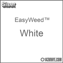 Siser EasyWeed HTV: 12 x 5 Yard Roll - White