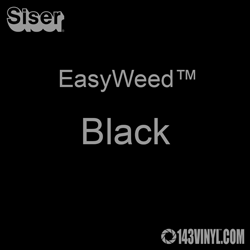 EasyWeed HTV: 12" x 15" - Black