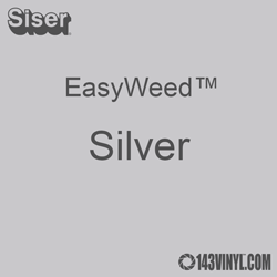 EasyWeed HTV: 12" x 5 Foot - Silver