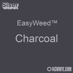 EasyWeed HTV: 12" x 5 Foot - Charcoal