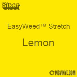 12" x 5 Foot Roll Siser EasyWeed Stretch HTV - Lemon