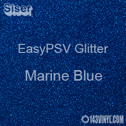 Siser EasyPSV Glitter - Marine Blue (03) - 12" x 12" Sheet