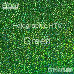 12" x 20" Sheet Siser Holographic HTV - Green