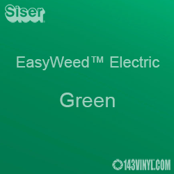 12" x 15" Sheet Siser EasyWeed Electric HTV - Green
