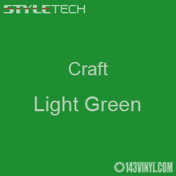 Styletech Craft Vinyl - Light Green- 12" x 12" Sheet Styletech Craft Vinyl - Light Green- 12" x 12" Sheet