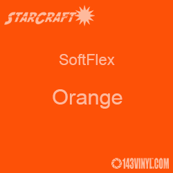12" x 5 Foot Roll -StarCraft SoftFlex HTV - Orange