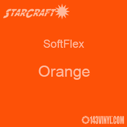 12" x 5 Yard Roll - StarCraft SoftFlex HTV - Orange