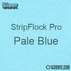 OUTLET: 12" x 12" Sheet Siser Stripflock Pro HTV - Pale Blue