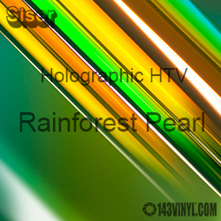 12" x 20" Sheet Siser Holographic HTV - Rainforest Pearl 