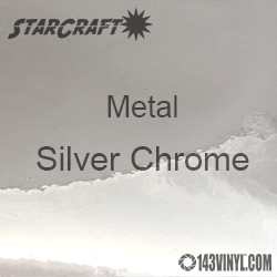 12" x 24" Sheet - StarCraft Metal - Silver Chrome  