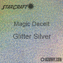 12" x 12" Sheet - StarCraft Magic - Deceit Glitter Silver