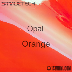 StyleTech Opal - Orange - 12" x 12" Sheet   