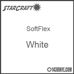 12" x 24" Sheet StarCraft SoftFlex HTV - White 
