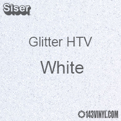 White - Glitter Vinyl Sheet/Roll HTV - Texas Rhinestone