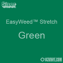 12" x 24" Sheet Siser EasyWeed Stretch HTV - Green