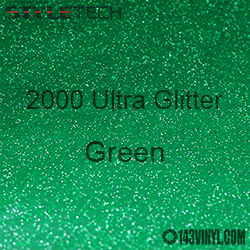 StyleTech 2000 Ultra Glitter - 131 Green - 12"x24" Sheet