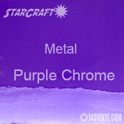 12" x  24" Sheet - StarCraft Metal - Purple Chrome 