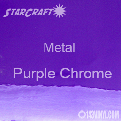 12" x 12" Sheet - StarCraft Metal - Purple Chrome  