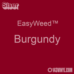 EasyWeed HTV: 12" x 12" - Burgundy