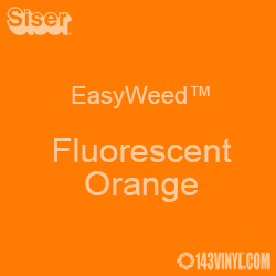 12" x 24" Sheet SiserEasyWeed HTV - Fluorescent Orange