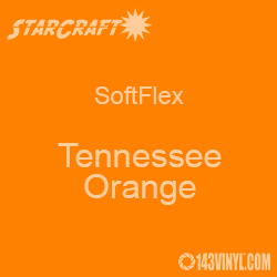 12" x 24" Sheet - StarCraft SoftFlex HTV - Tennessee Orange