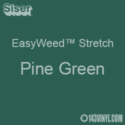 12" x 24" Sheet Siser EasyWeed Stretch HTV - Pine Green