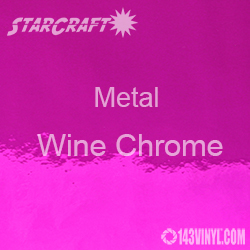12" x 12" Sheet - StarCraft Metal- Wine Chrome 