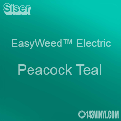 12" x 15" Sheet Siser EasyWeed Electric HTV - Peacock Teal