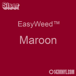 EasyWeed HTV: 12" x 5 Foot - Maroon