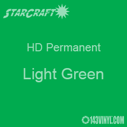 12" x 24" Sheet - StarCraft HD Glossy Permanent Vinyl - Light Green
