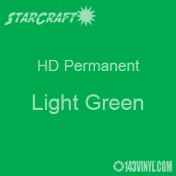 12" x 10 Yard Roll - StarCraft HD Glossy Permanent Vinyl - Light Green