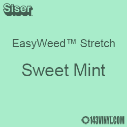 12" x 24" Sheet Siser EasyWeed Stretch HTV - Sweet Mint