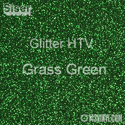 Glitter HTV: 12" x 20" - Grass Green