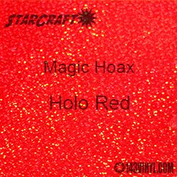 12" x 12" Sheet - StarCraft Magic - Hoax Holo Red