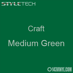 Styletech Craft Vinyl - Medium Green- 12" x 12" Sheet