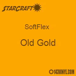 12" x 5 Foot Roll StarCraft SoftFlex HTV - Old Gold